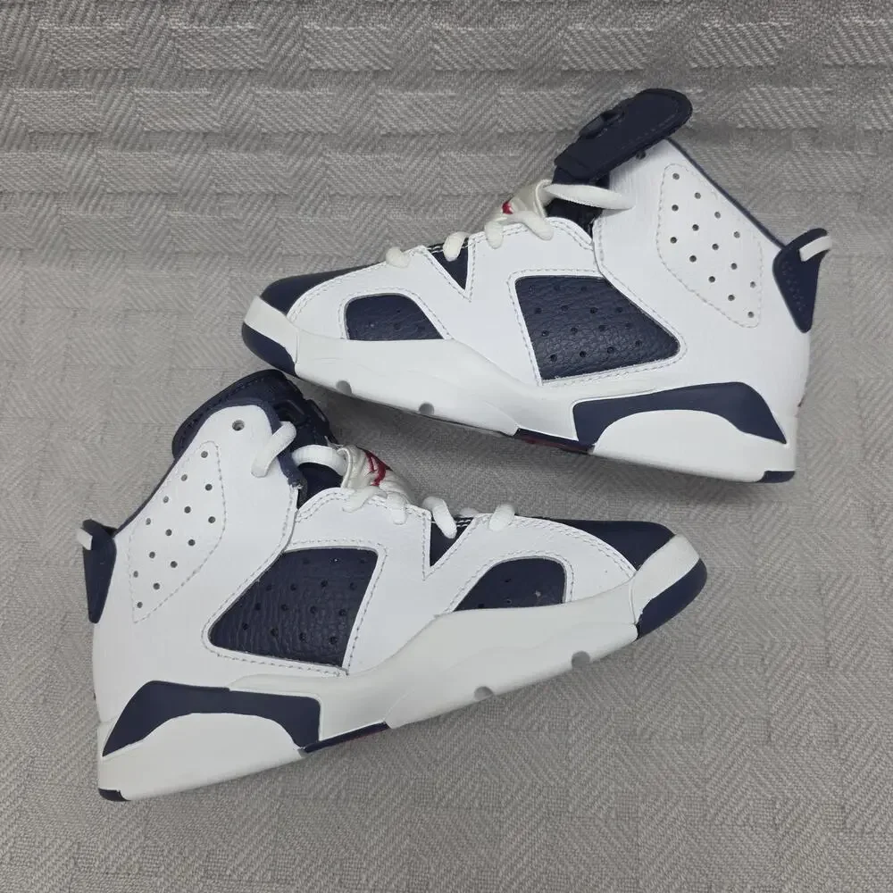 Nike Air Jordan 6 Retro Olympic Kids Size 11c DV3605-164